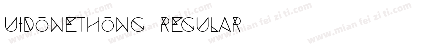 UIDONETHONG Regular字体转换